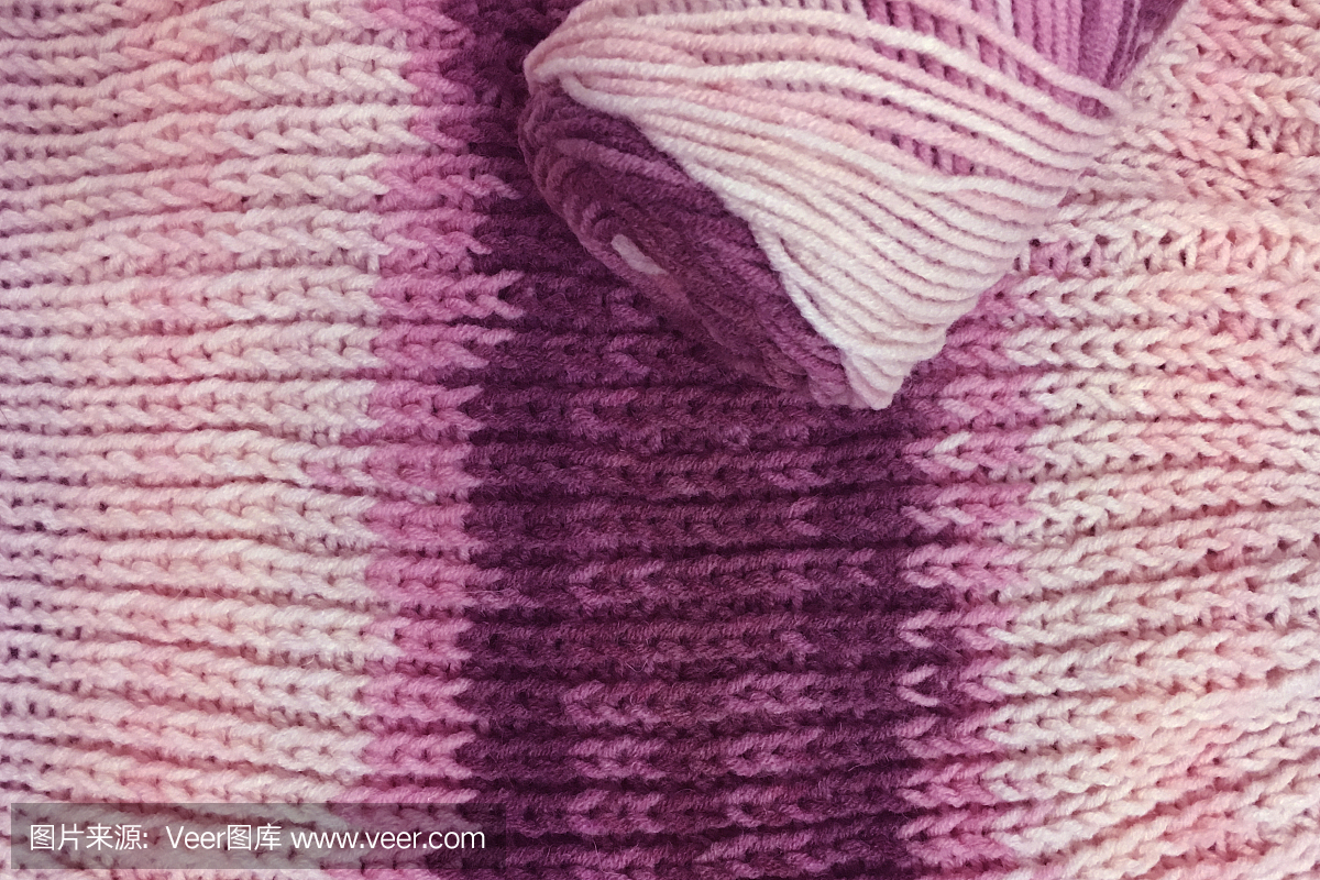 天然羊毛织物,彩色手工制作